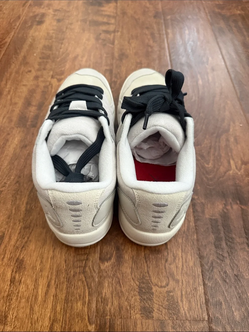 Jordan Men's Low-Top Sneakers in White and Black